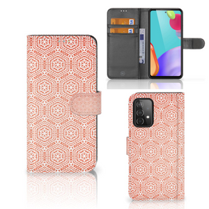 Samsung Galaxy A52 Telefoon Hoesje Pattern Orange