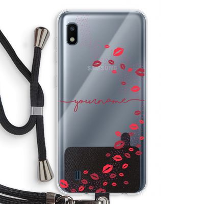 Kusjes: Samsung Galaxy A10 Transparant Hoesje met koord