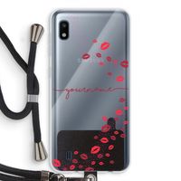 Kusjes: Samsung Galaxy A10 Transparant Hoesje met koord