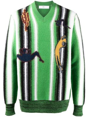 Toga Virilis pull à imprimé graphique - Vert