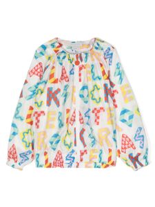 Stella McCartney Kids veste à slogan imprimé - Blanc