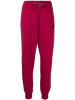 MARANT ÉTOILE pantalon de jogging à logo brodé - Rose