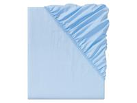 LIVARNO home Percal hoeslaken 90-100 x 200 cm (90-100 x 200 cm, Blauw)