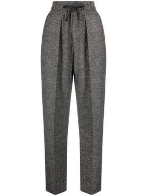 MARANT ÉTOILE pantalon Miroki fuselé à lien de resserrage - Gris
