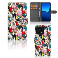 Xiaomi 13 | Telefoonhoesje | Met pasjeshouder | Birds Xiaomi 13 | Telefoonhoesje | Met pasjeshouder | Birds