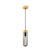 Hanglamp Capri - rook glas - 10x10x138cm