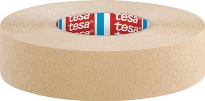 Tesa Afplakband | sterk gecrêpt | lichtbruin | lengte 50 m | breedte 38 mm | wiel | 8 stuks - 04319-00010-00 04319-00010-00