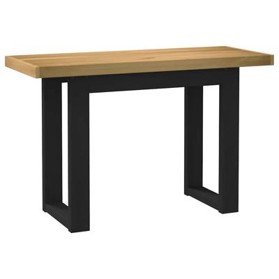 Bureau NOAIN U-vormige poten 120x50x75 cm massief hout