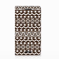 Nokia 2.1 2018 Hoesje met Magneet Aztec Brown - thumbnail