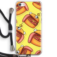 Hamburger: iPhone 5 / 5S / SE Transparant Hoesje met koord