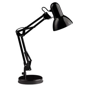 Brilliant Glanzend zwarte bureaulamp Henry 92706/06