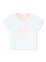 Givenchy Kids short 4G en coton à taille élastiquée - Rose - thumbnail