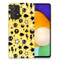 Silicone Back Case Samsung Galaxy A52 (5G/4G) Punk Geel