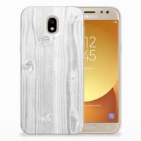 Samsung Galaxy J5 2017 | Bumper Hoesje | White Wood