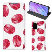 Samsung Galaxy S20 Plus | Flip Style Cover | Pink Macarons