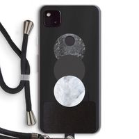 Marmeren cirkels: Pixel 4a 5G Transparant Hoesje met koord