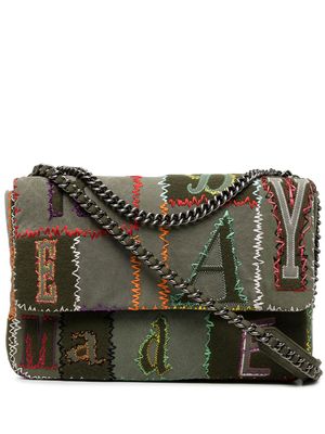 Readymade sacoche à design patchwork - Vert
