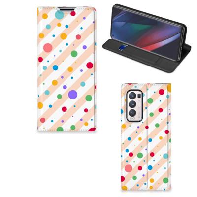 OPPO Find X3 Neo | Hoesje met Magneet | Dots