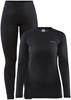 Craft 1909708 Core Warm Baselayer Set Wmn - Black - XS