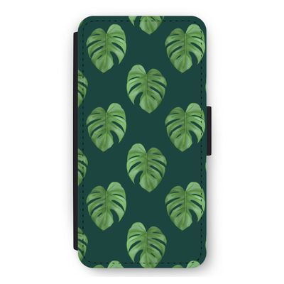 Monstera leaves: iPhone 11 Flip Hoesje