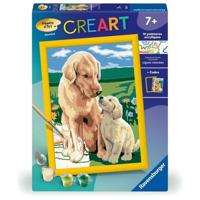 CreArt Kids 18x24 cm Amore materno, Kit da dipingere con i numeri, Numeri artistici, Dai 7 anni in su, 25827, Ravensburger