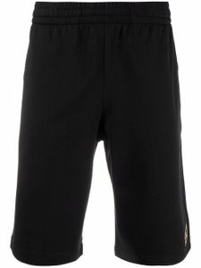 Ea7 Emporio Armani short de sport à logo imprimé - Noir