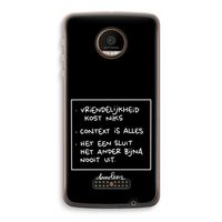 Mijn Motto's: Motorola Moto Z Force Transparant Hoesje