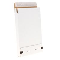 Brievenbusdoosjes 166 x 26 x 250 mm (a5+ formaat) wit zelfklevende sluiting | 25 stuks