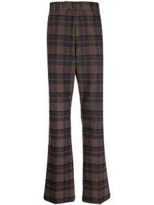 AMIRI pantalon de costume à carreaux - Marron