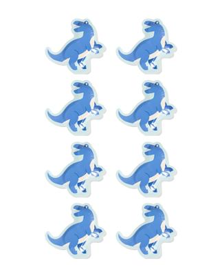 051 Gebaksbordjes Dino - 8 Stuks