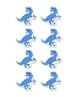 051 Gebaksbordjes Dino - 8 Stuks