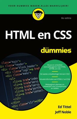 HTML en CSS voor Dummies - Ed Tittel, Jeff Noble - ebook
