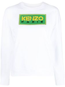 Kenzo sweat à patch logo - Blanc