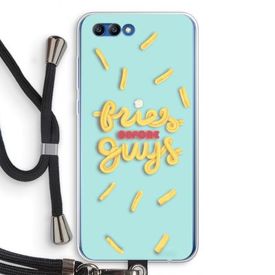 Always fries: Honor 10 Transparant Hoesje met koord