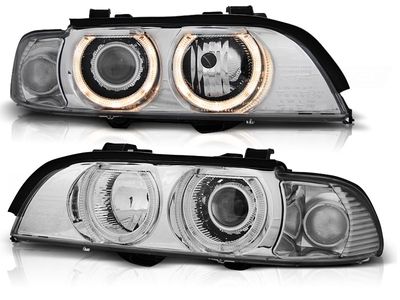 Tuning-Tec Koplampen Xenon BMW E39 09 95-06 03 ANGEL EYES D2S/H7 CHROOM