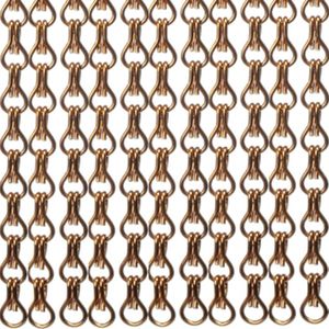 Aluminium vliegengordijn Torresol - 100 x 235 cm - Brons