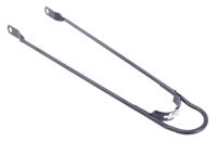 Spatbordstang 28" Tour met Bumper Mat-Zwart