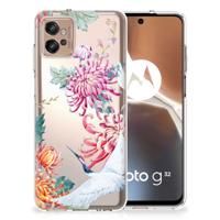 Motorola Moto G32 | TPU Hoesje | Bird Flowers
