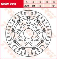 TRW Remschijf, remschijven voor de moto, MSW223