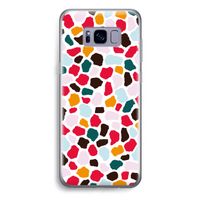 Colored Giraffe: Samsung Galaxy S8 Plus Transparant Hoesje