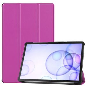 3-Vouw sleepcover hoes - Samsung Galaxy Tab S6 - Paars