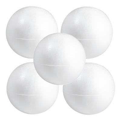 Piepschuim hobby vorm - 5x - bol - 50 cm - DIY knutsel figuren - halve schalen Piepschuim hobby vorm - 5x - bol - 50 cm - DIY knutsel figuren - halve schalen