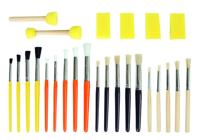 Kwasten en penselenset conda 25-delig | 12 stuks