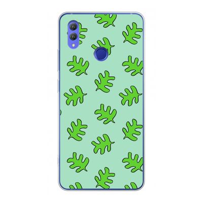 Groene blaadjes: Honor Note 10 Transparant Hoesje