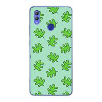Groene blaadjes: Honor Note 10 Transparant Hoesje