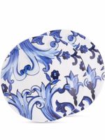 Dolce & Gabbana lot de deux assiettes à dessert Blu Mediterraneo - Blanc