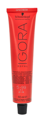 Schwarzkopf - Igora Royal Permanent Color Creme 5-99 Châtain clair violet extra 60 ml