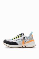 Runner sneakers met patch en rits - MATERIAL FINISHES - 38