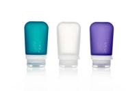 Human Gear GoToob+ 3-Pack -3x 74ML - Clear/Purple/Teal