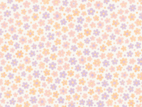 Kleine pastelkleurige bloemen behang kinderkamer